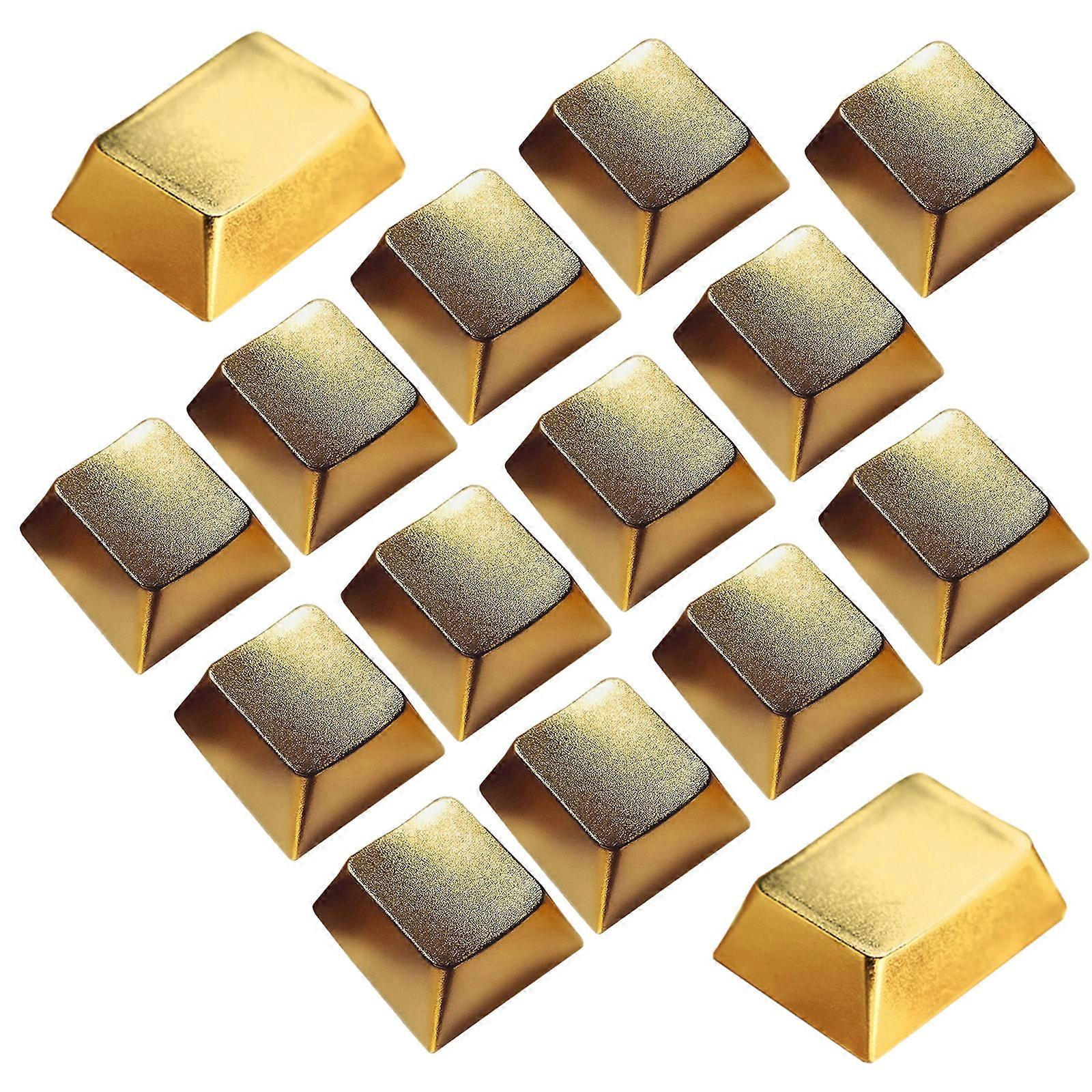 Ergonomic Zinc Alloy Keycap Set, 15Pcs, R3 Row Q Layout Keycaps Perfect for Mechanical Keyboard Users Multicolor