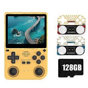 V20 Retro Video Handheld Game Console 128GB 3.5inch IPS HD Screen A133P Open Source Linux for SFC S