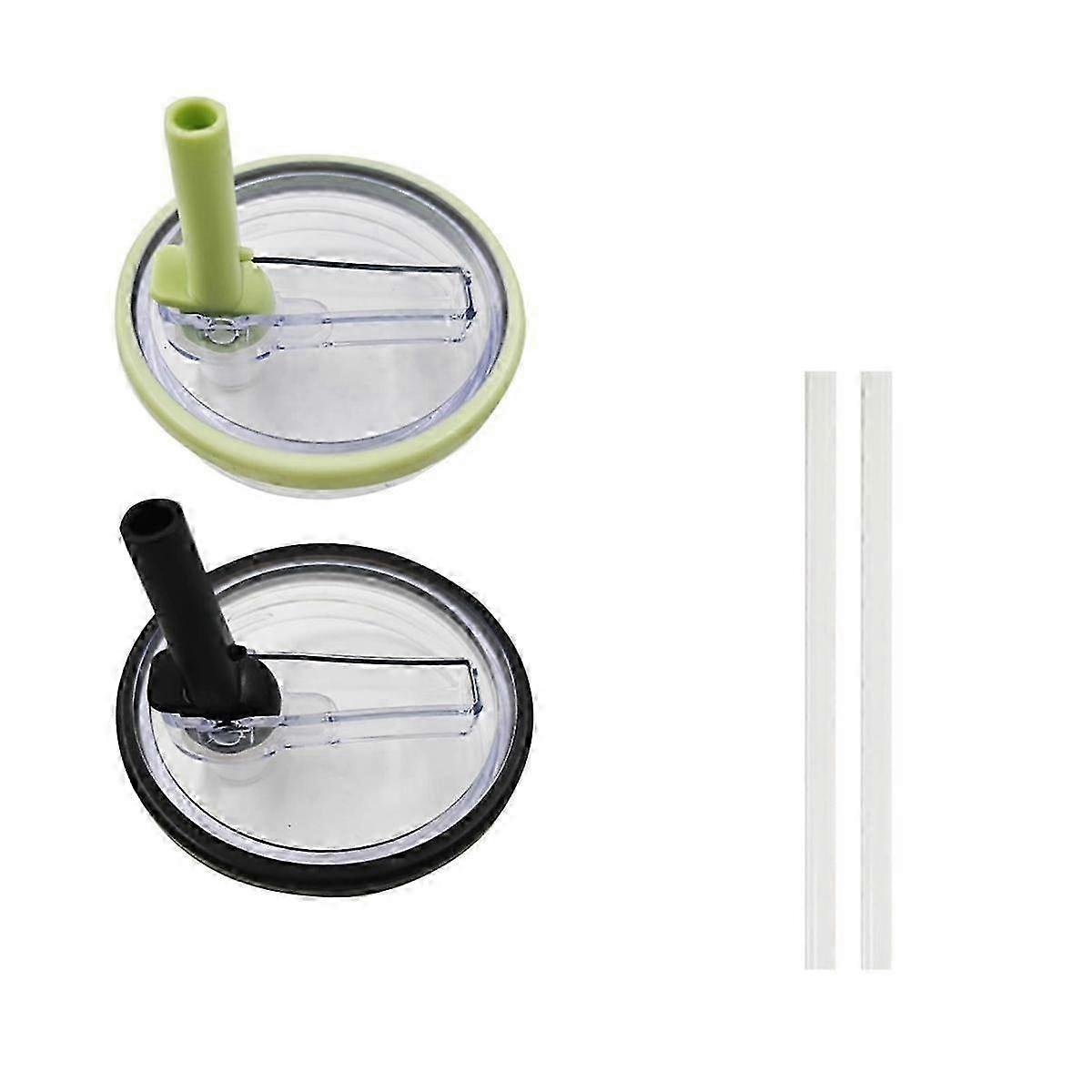 40oz vyměnitelné víko sklenice Flip Straw pro náhradní víko sláma Quencher Vhodné pro HydroJug Traveler E