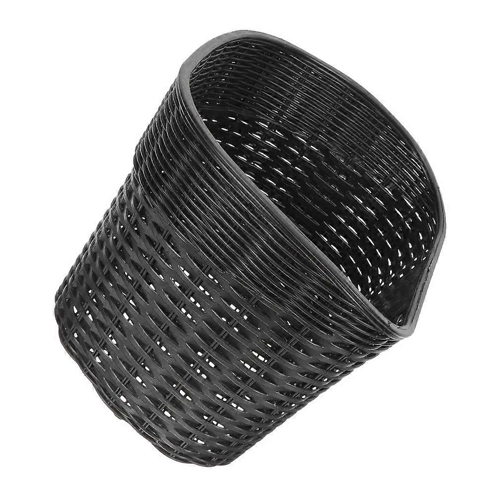 Durable Front Handlebar Bicycle Basket Vintage Wicker Style Detachable Storage 1Pcs