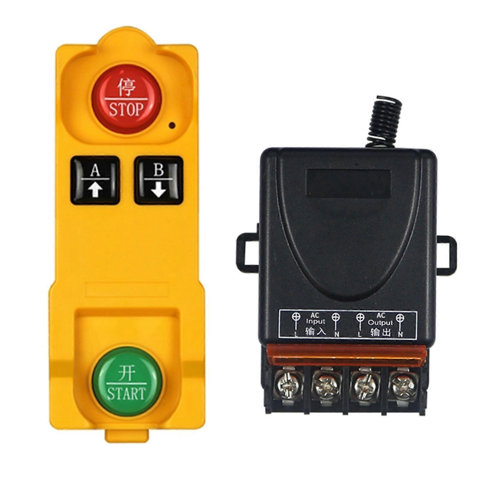 Advanced Superheterodyne Remote Control Kit Single Channel Light Switches Transmitter Receiver for Garden Irrigation Multicolor