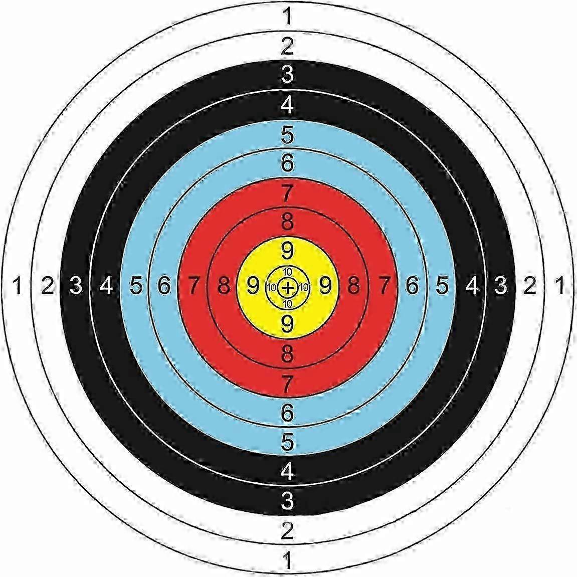 30pcs Bueskyting Target Area Bueskyting-skyting-papir-firkant Target-bueskyting-øvelse Papir-bueskyting Props (40 x 40cm)
