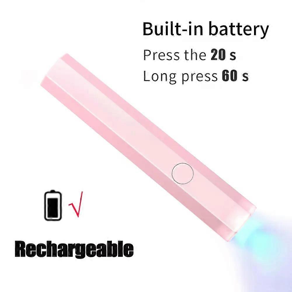 Mini lampe �� ongles portative pour tous les vernis Gel s��chage rapide USB s��che-ongles Machine UV LED lampe �� ongles Mini lampe de poche sty