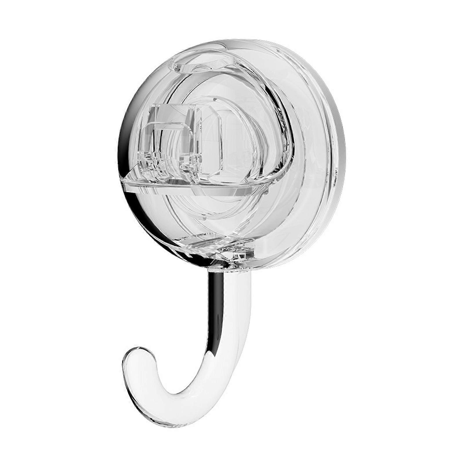 Vacuum Adsorption Technology Suction Hook Drillless Required Strong Hold Multiple Applications Wall Mounting Hangers  Clear