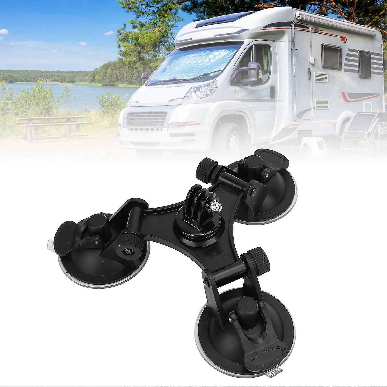 Satellite Dish Mount with Weatherproof Suction Cup, NoDrill Holder for RV, Car, Yacht, Smooth Surfaces