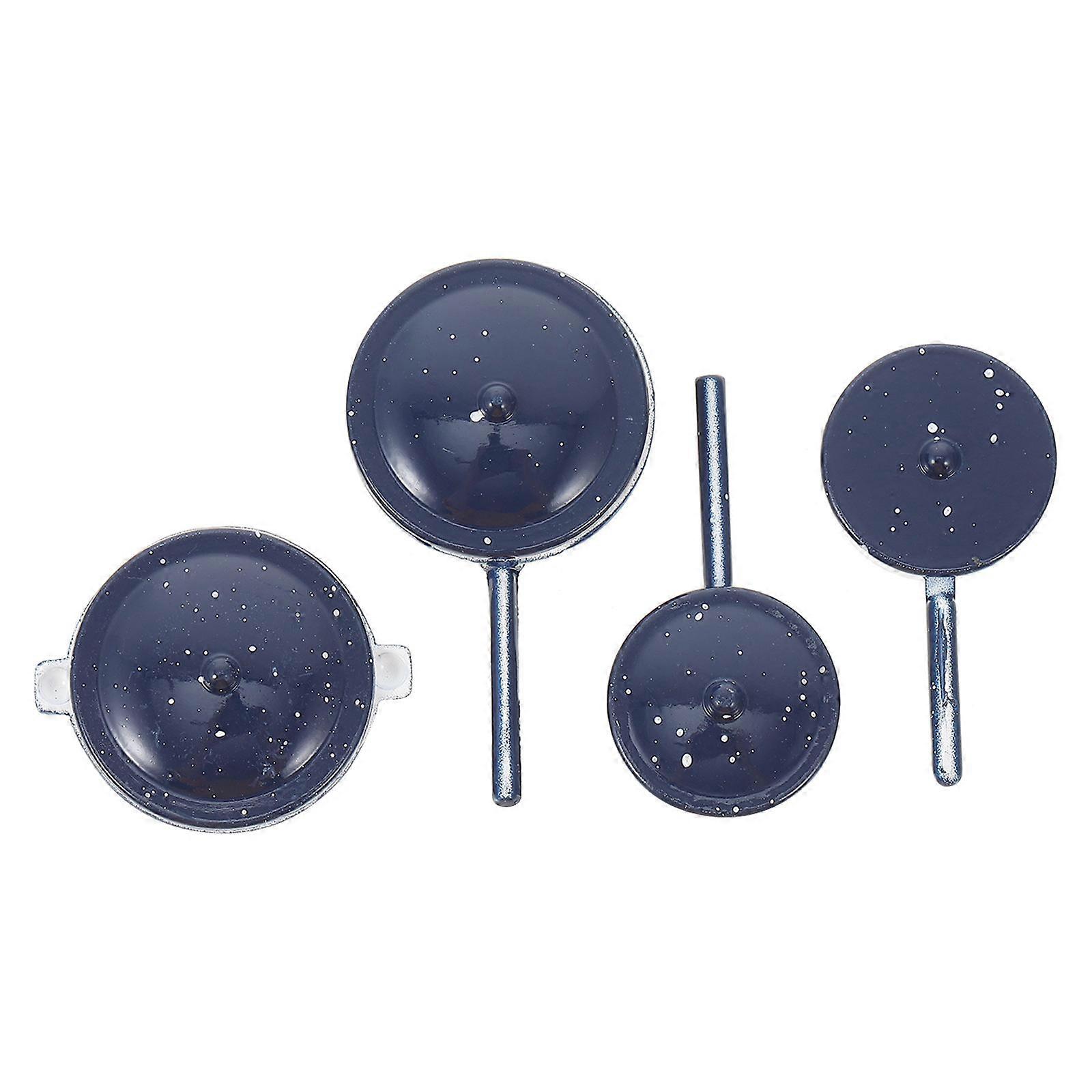 Mini Soup Pots Ceramic Simulation Pot Models for Decoration 1Set