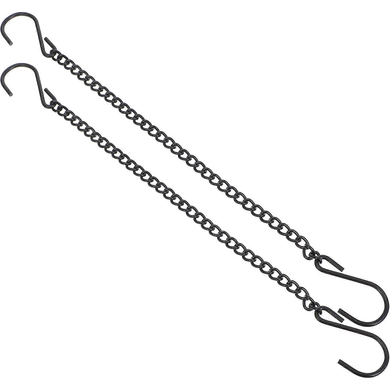 Hanging Chain Iron Hanging Chain with Hooks 6Pcs for Bird Feeders and Planters