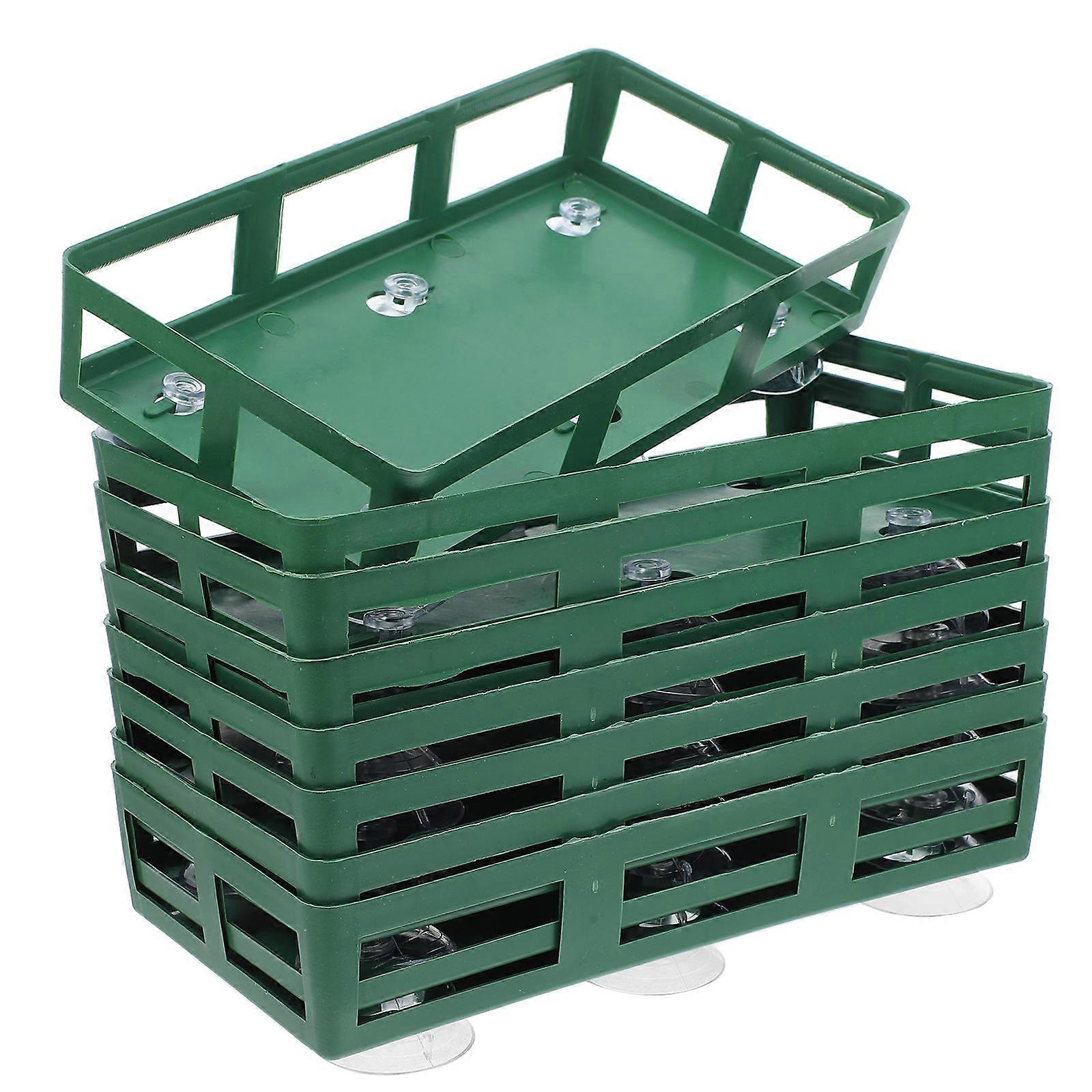 Bandeja de espuma floral com ventosa retangular comprida para uso doméstico (10 peças)