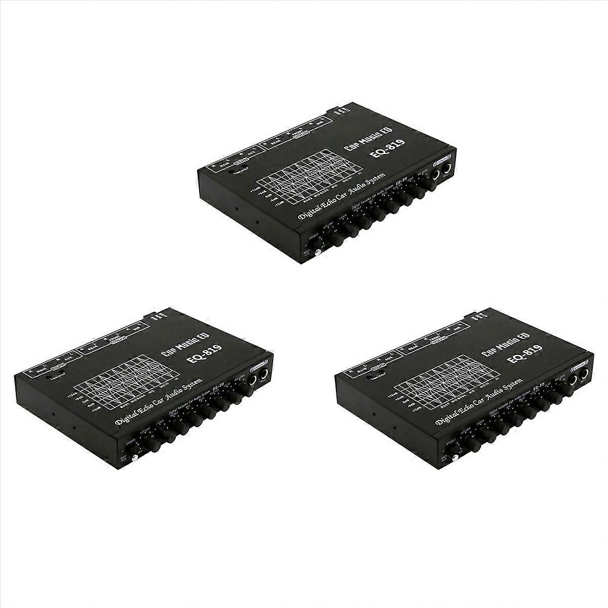 EQ-819 Car Equalizer Audio EQ Tuning Crossover Car Audio Equalizer