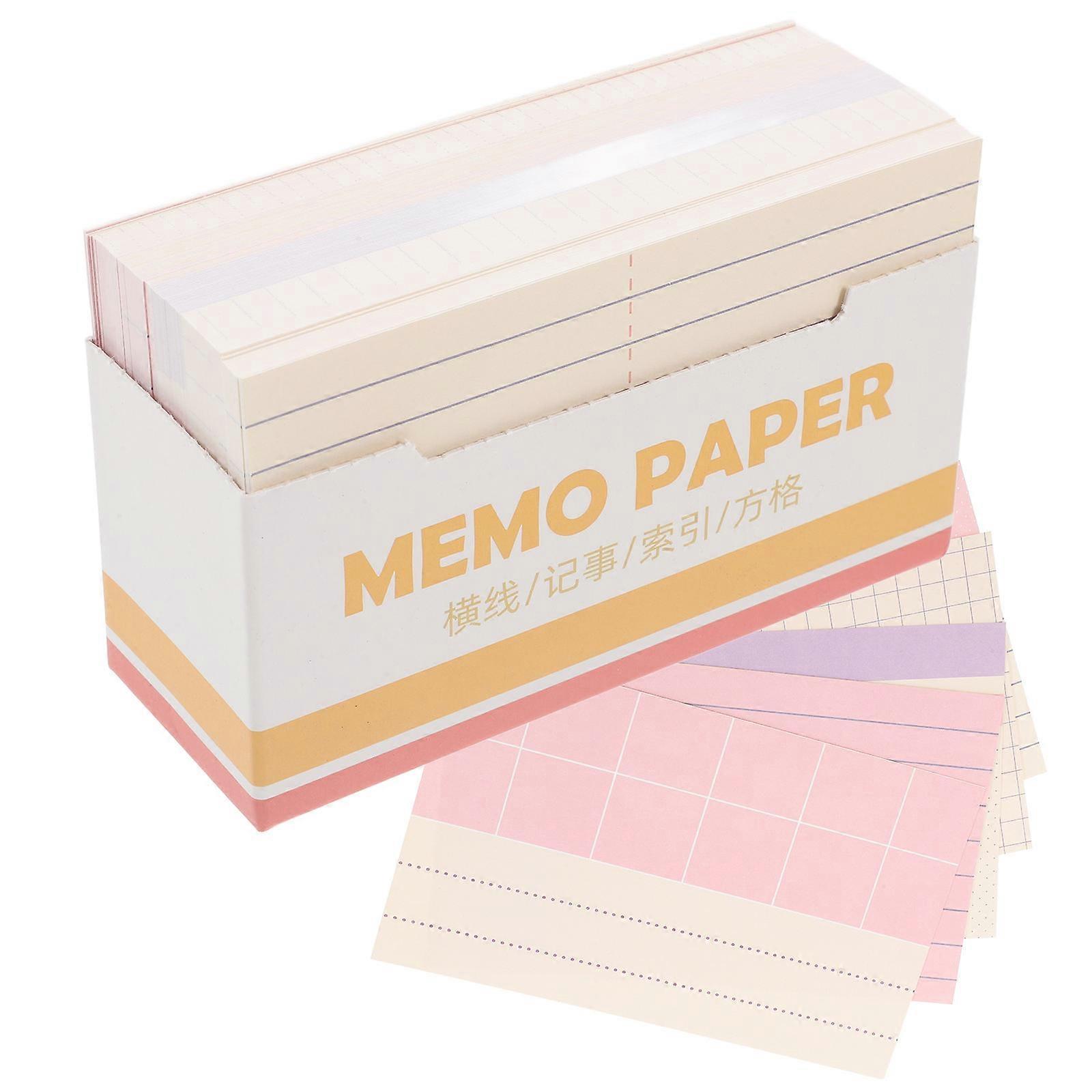 Lined Index Cards Study Note Cards for Organizing 180 Sheets Paper Material