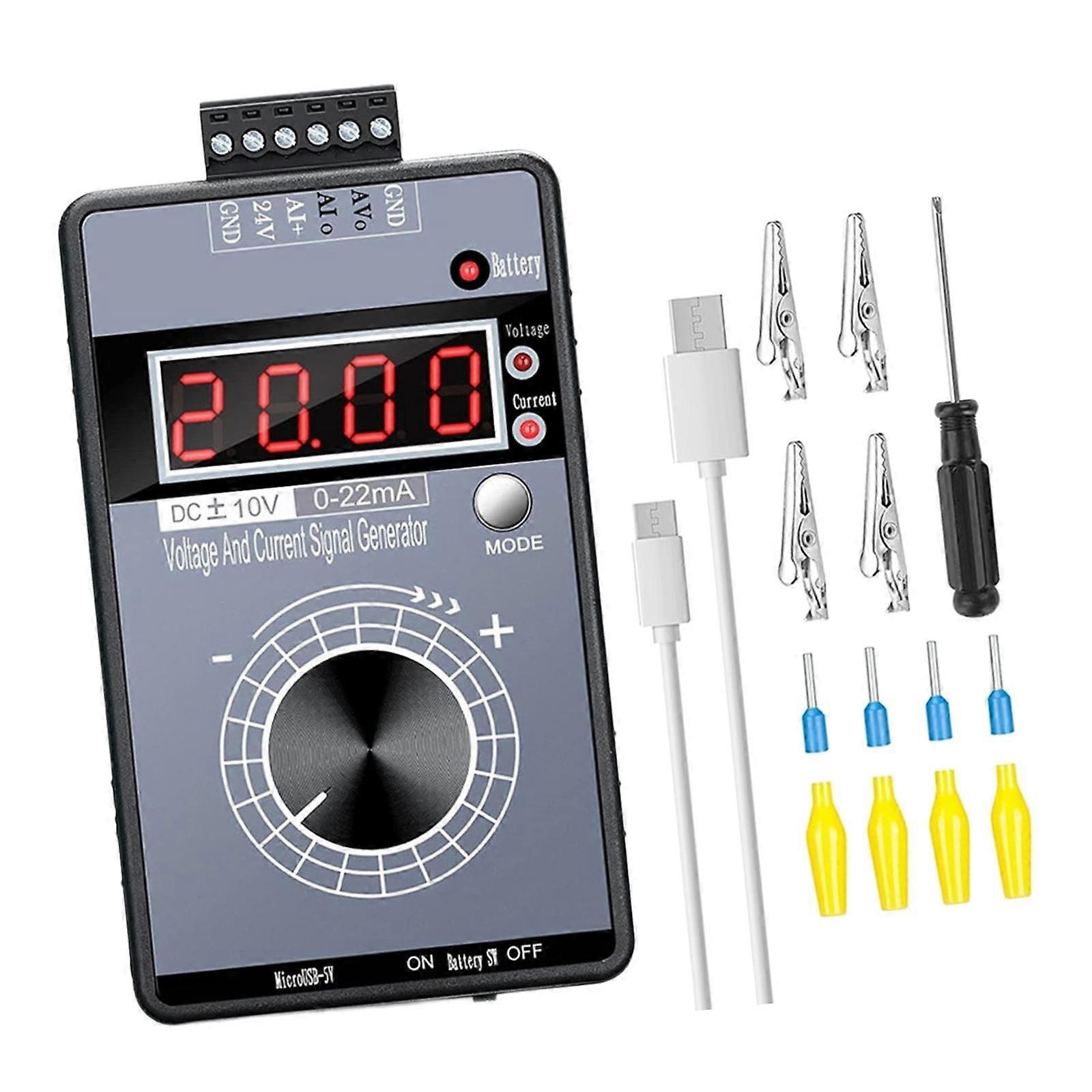 Adjustable Signal Generator Current Voltage Analog Simulator Portable Multifunction Light Dimmer Controller DC 010V
