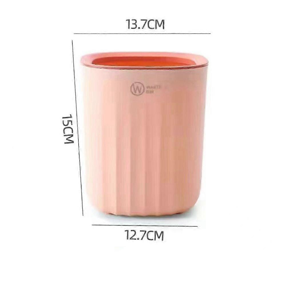 Plastic Desktop Trash Can Thickened Garbage Collector Garbage Basket  Bathroom Vanity