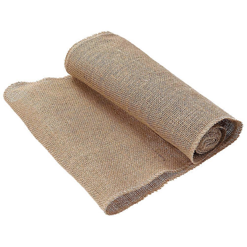 Linen Table Runner Rustic Table Runner for Decoration 5Pcs Light Brown