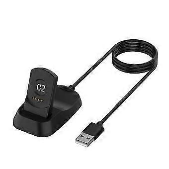 para C2 Watch Soporte de carga de repuesto portátil Soporte de soporte de carga portátil Soporte de soporte de cuna con cable USB