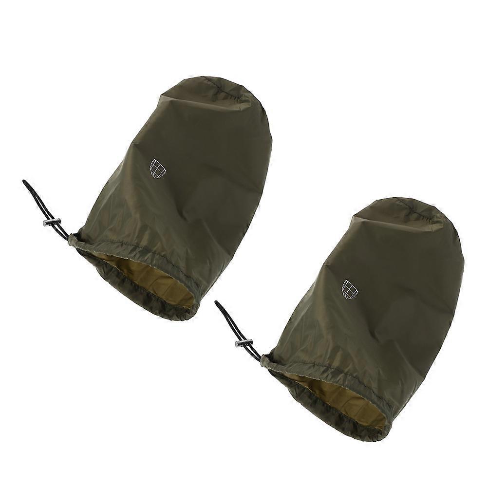 Portable Drawstring Compression Sack for Sleeping Bag Outdoor Camping 2Pcs