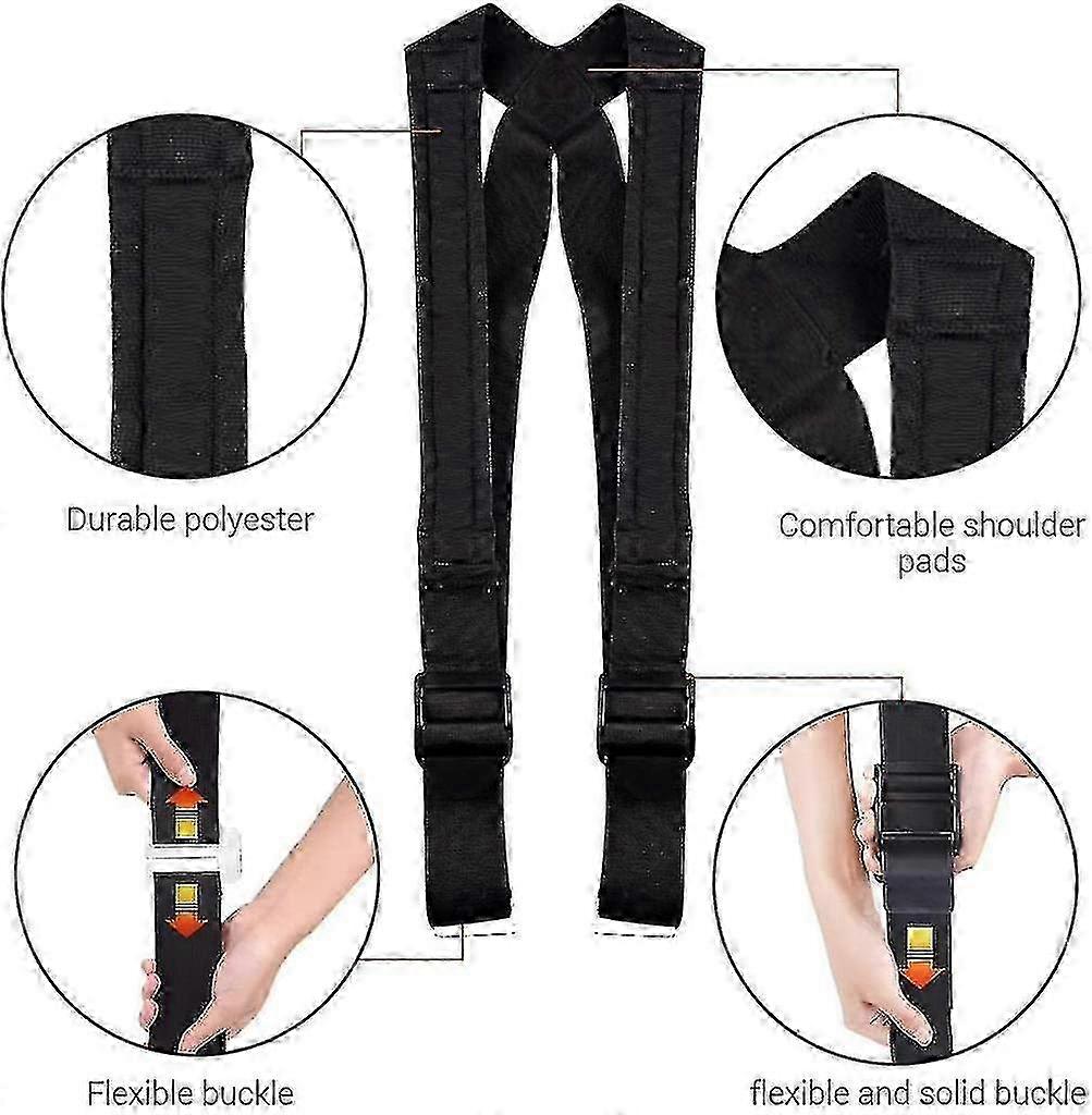 Bærestropper for bevegelse, 2-person bærestropp, transportstropp