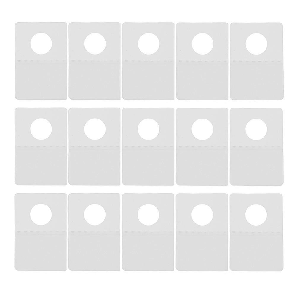 Self Adhesive Round Hole Hanging Tabs Plastic Hooks for Display 600Pcs