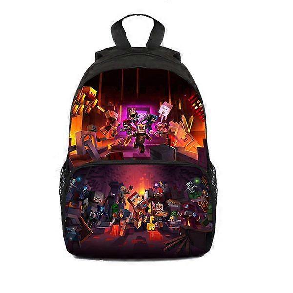 Children's backpack character bag boy cartoon pixel backpack