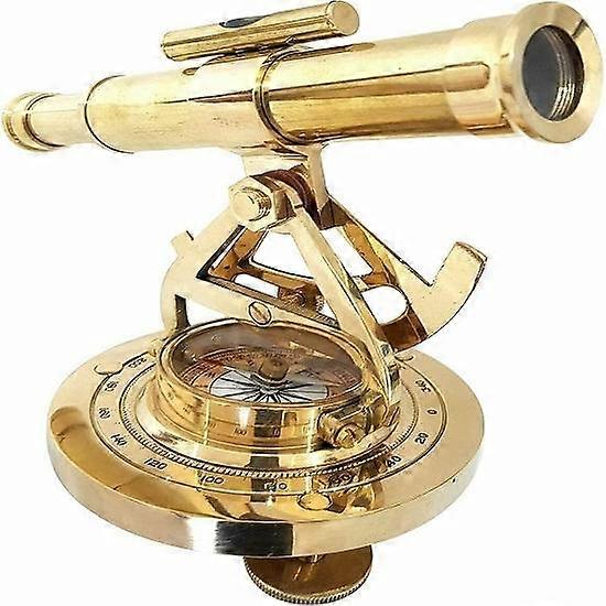 Solid Theodolite Alidade Telescope Compass Navigation Instrument 12.7cm