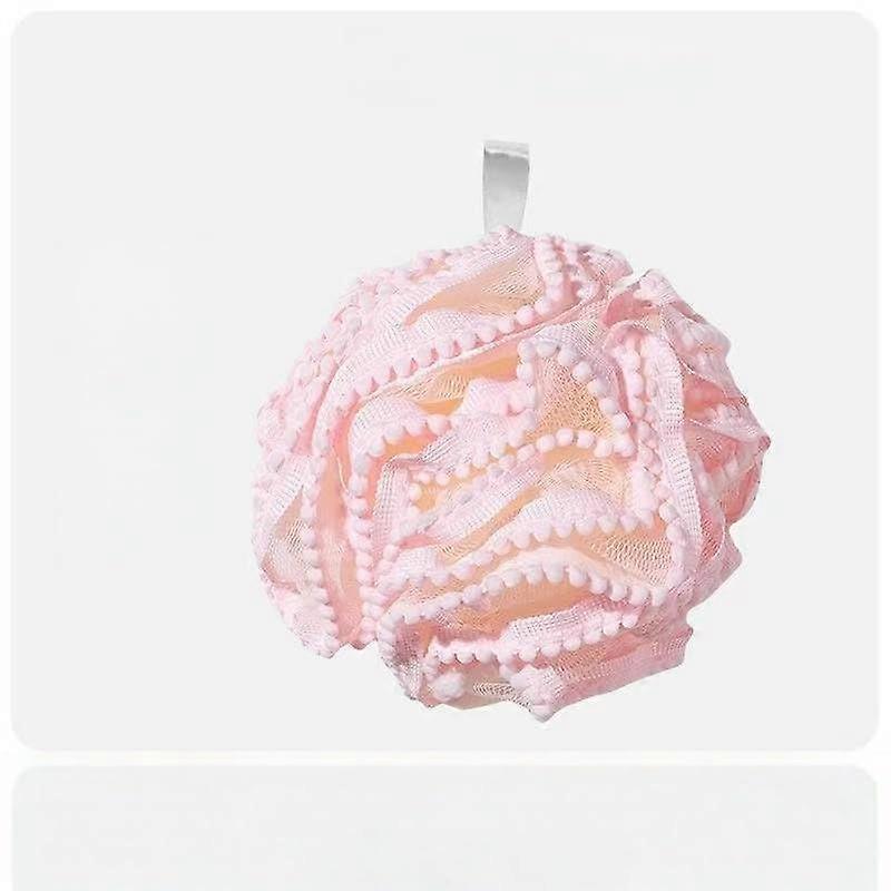 Large Thick Shower Loofah with Soft Mesh Bath Sponge, Fast Dense Foaming and Quick Dry Rope