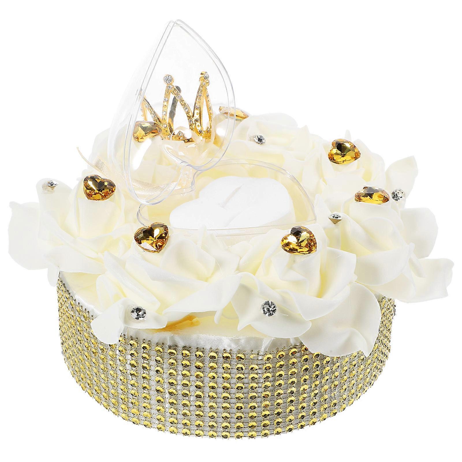 Wedding Ring Box for Storage Use Heart Shaped Engagement Ring Holder