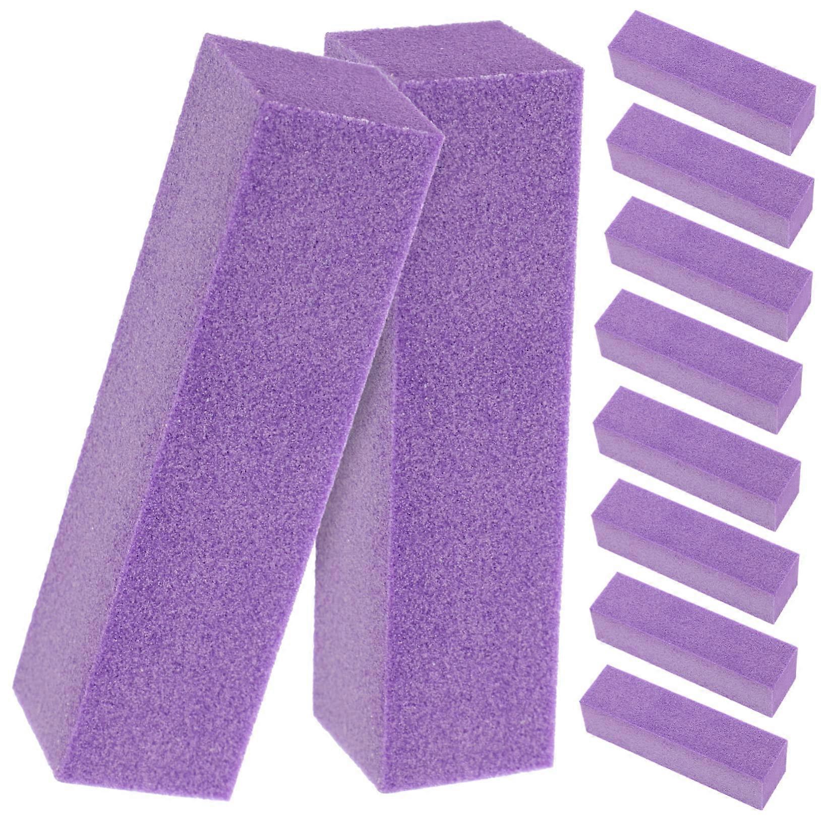 10pcs 4Sided Nail Buffer Block and Nail File Set for Professional Manicure and Pedicure