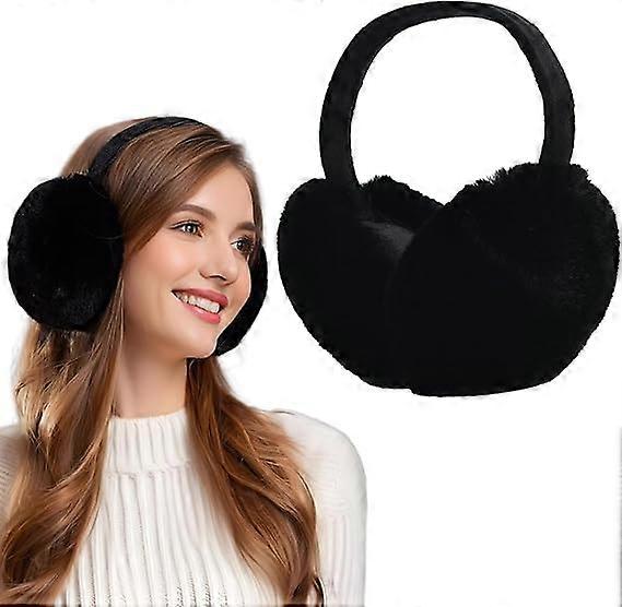 Women's earmuffs, foldable winter earmuffs