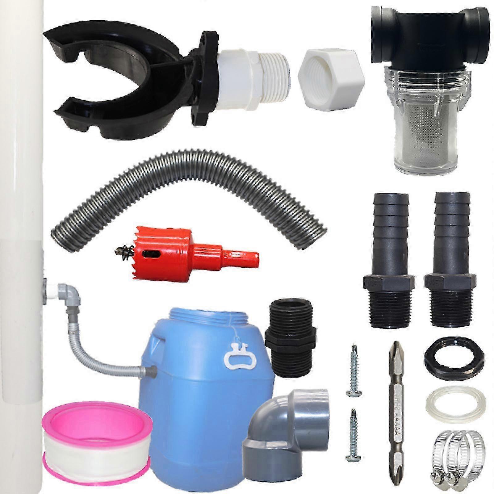 Rainwater Collector for 70-110mm Downpipe | Rain Barrel Connection Kit