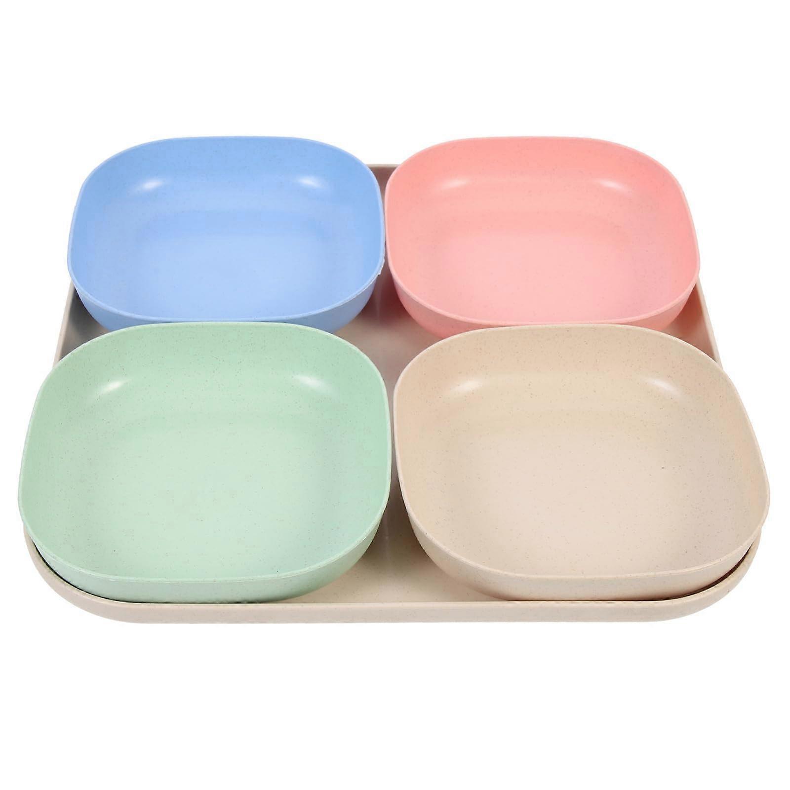 Snack Serving Tray with MultiBowl Design for Fruit and Snacks, EasyClean Kitchen Party Set