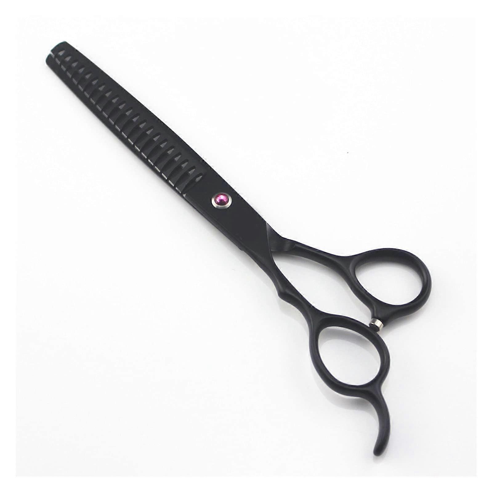 7' LeftHanded Professional Hairdressing Scissors, Stainless Steel Thinning Shears for Barber