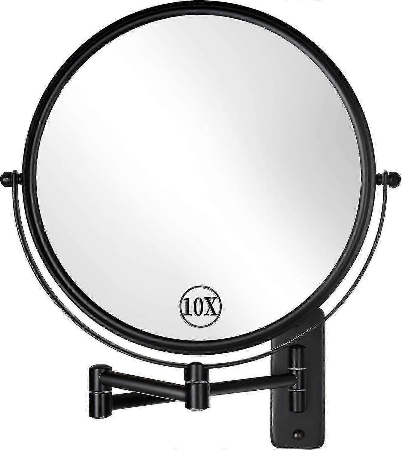 2026 Large Wall Mounted Makeup Mirror, 1X/10X Magnification, Double-Sided Design