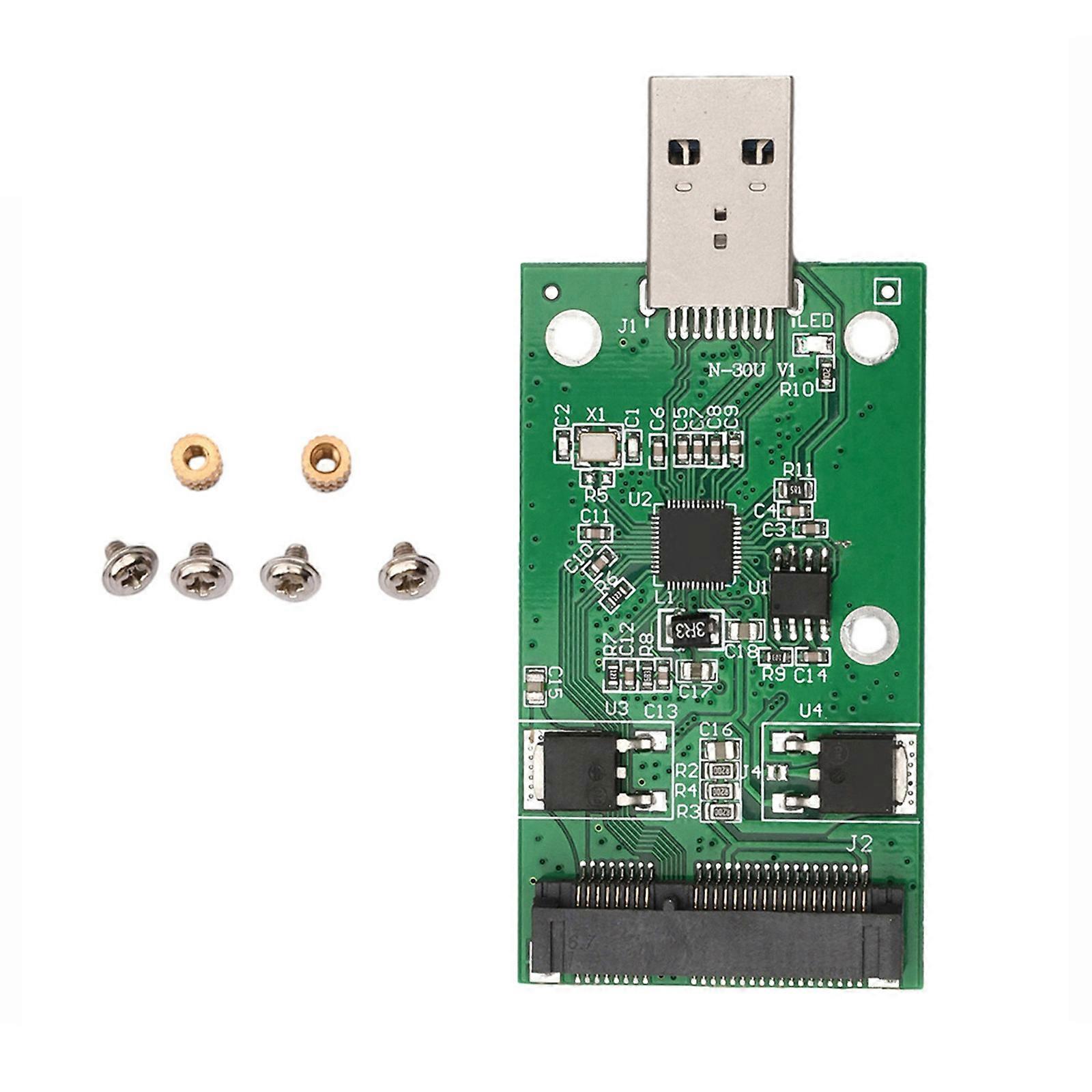 Secure mSATA to USB3.0 Converter with Overload and Short Circuits Protections Ensuring Data Stability Easy Installation Multicolor