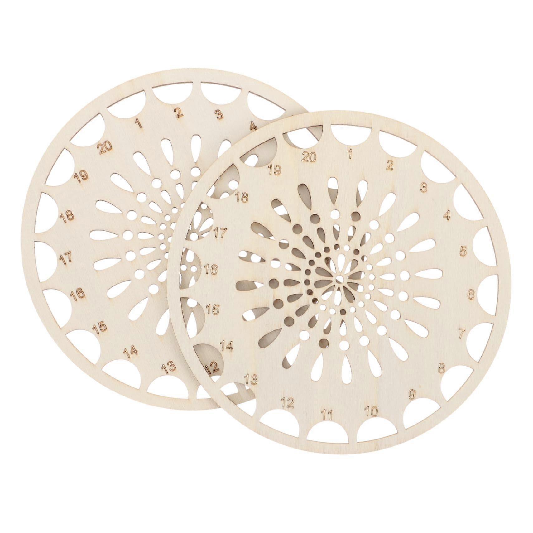 Cross Stitch Thread Organizer Set, Wooden Floss Storage Board with Easy Winder, Tangle Design