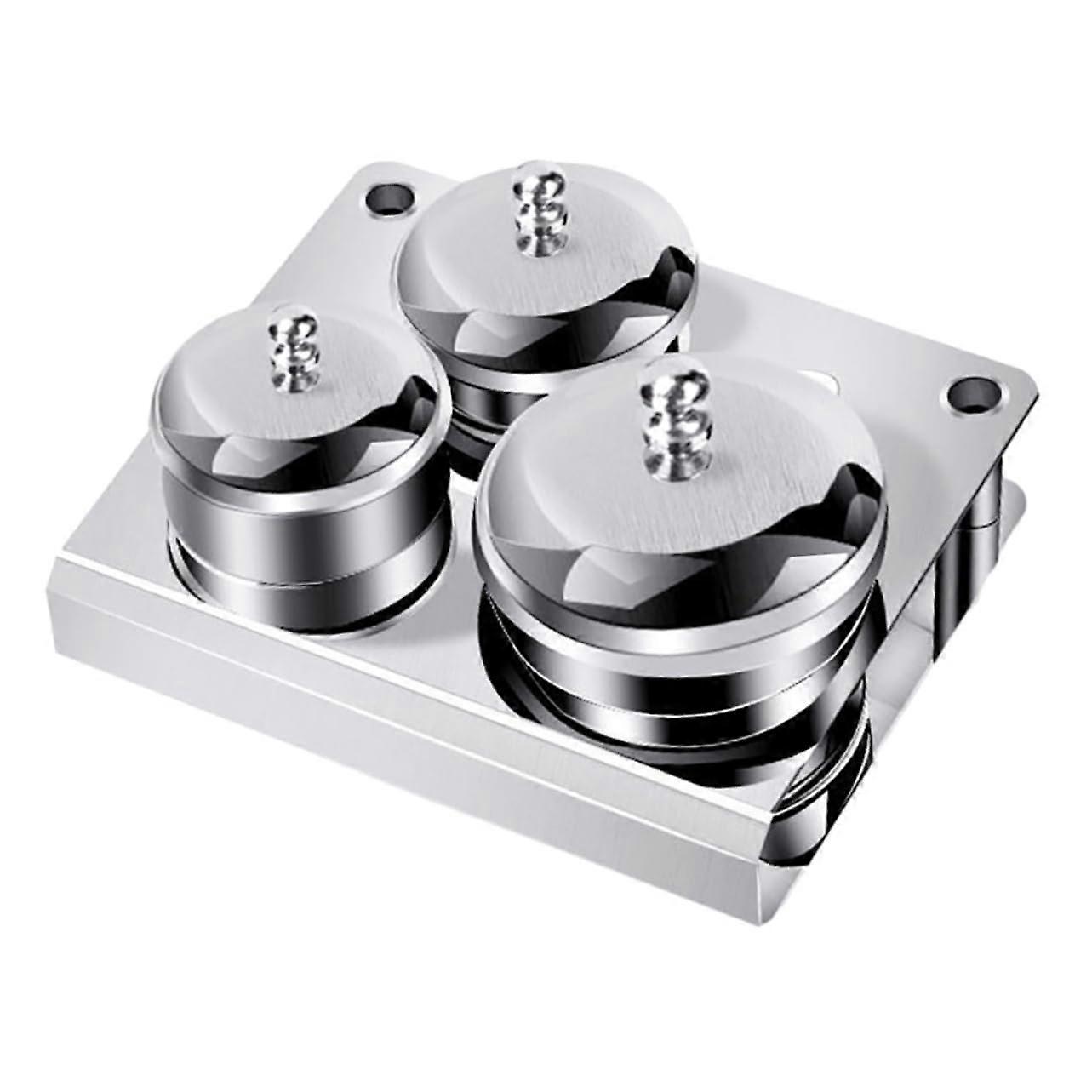 Nail Dappen Dish Stainless Steel Manicure Cleaning Cup with Dual Function and Stable Base