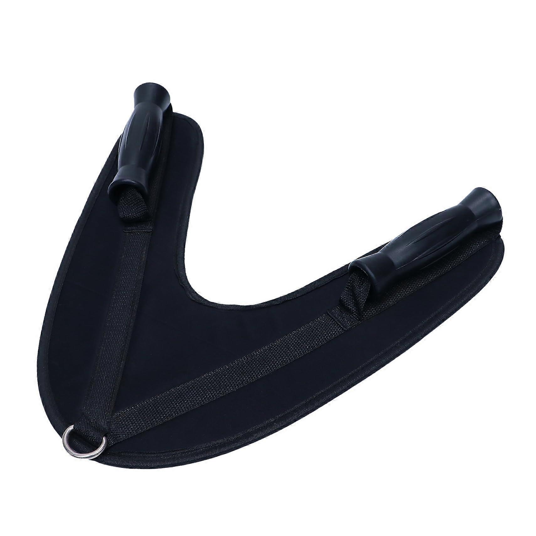 Ab Crunch Strap for Cable Machine with Ergonomic Padded Handles, Gym Cable Attachment for Abs