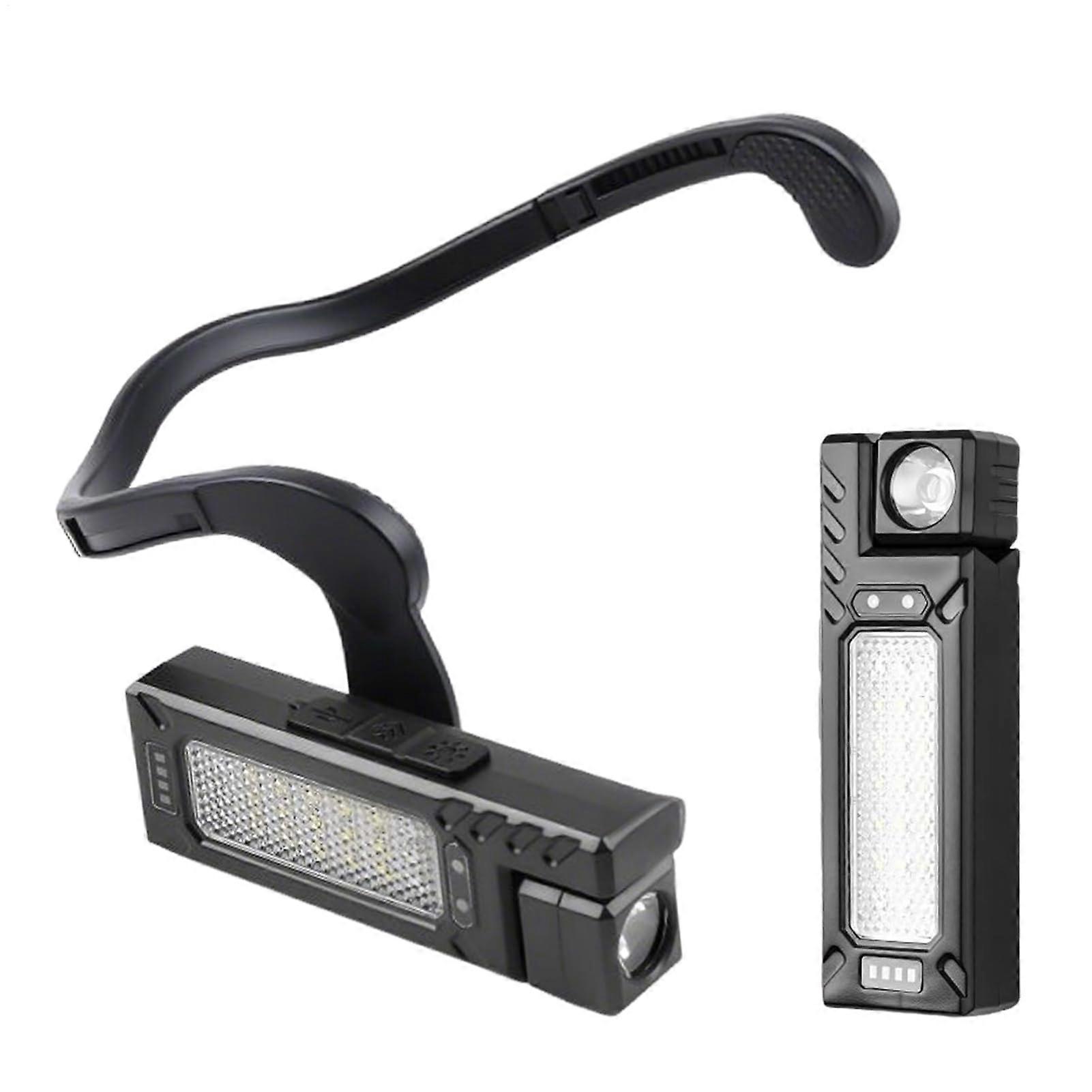 LED Headlamp with Ergonomic EarWorn Design, USB Rechargeable for Running Hiking Camping