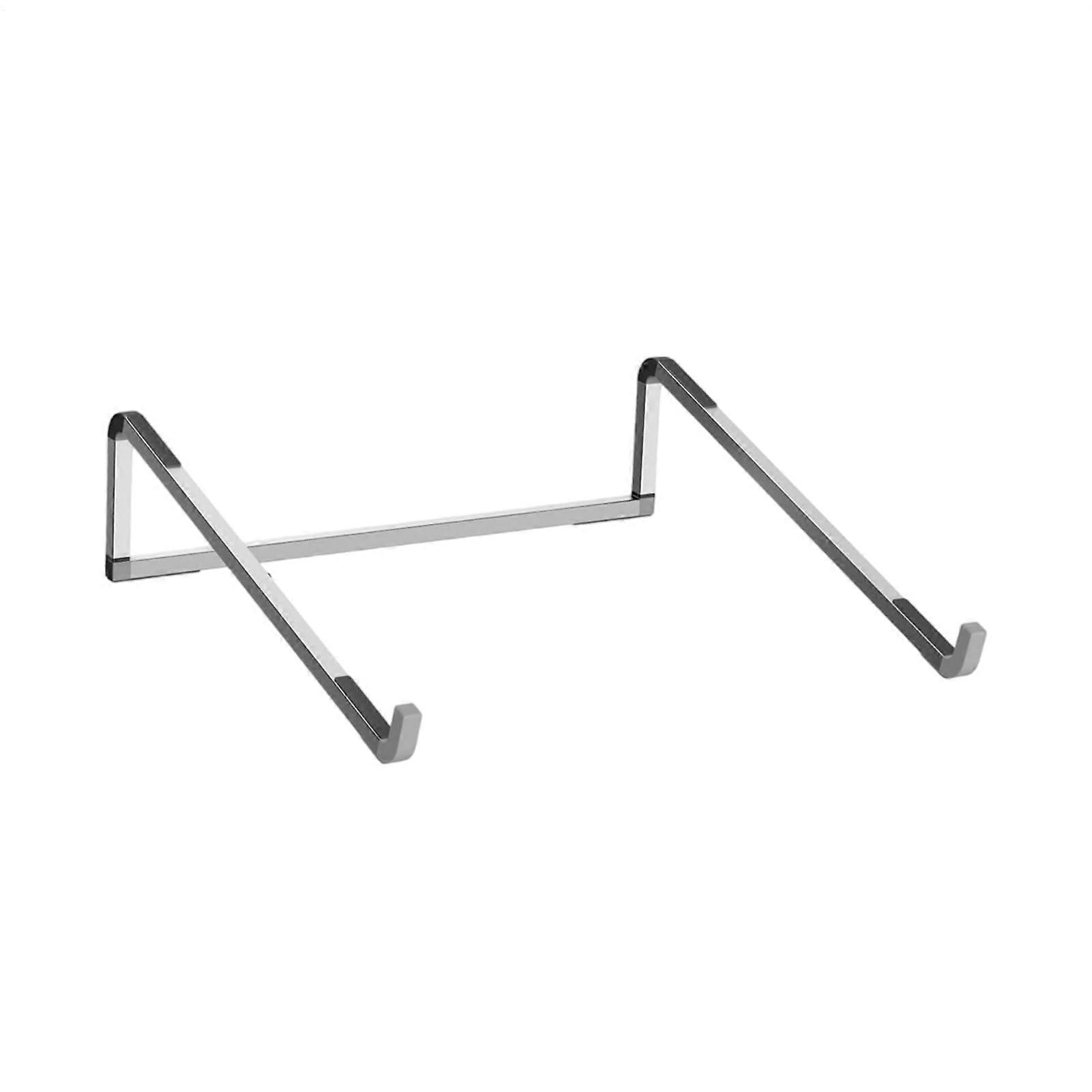 Ergonomic Aluminum Laptop Stand with Ventilated Cooling Base, Foldable Adjustable Riser