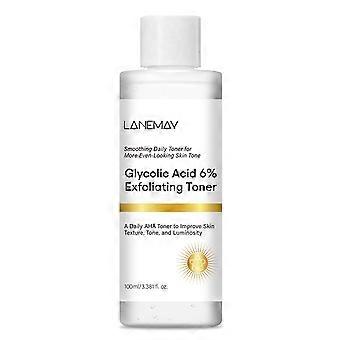 Tonico esfoliante all'acido glicolico al 6% - Esfolia delicatamente, leviga la grana della pelle, migliora visibilmente la chiarezza e il tono irregolare, rivela una pelle radiosa, 100 ml