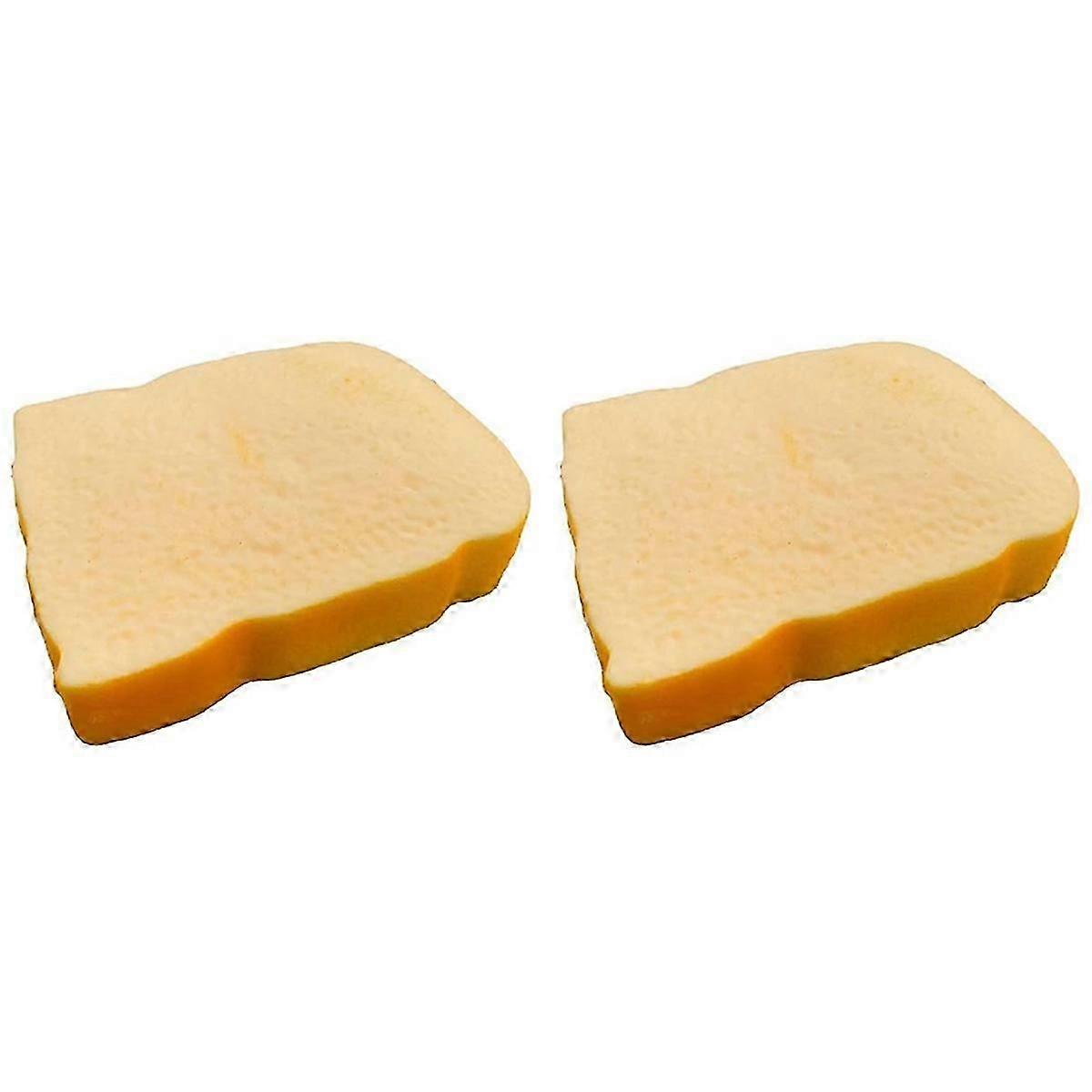Toast Sliced Bread Stress Toy,Bread Shape Squishes Toy