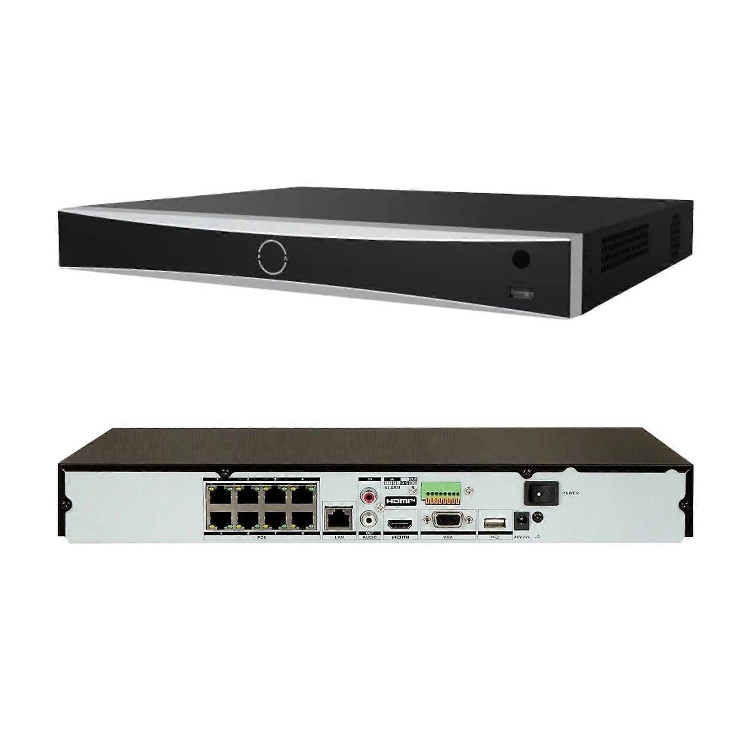 AcuSense 8CH 4K PoE NVR with Human Vehicle Detection, International Version, No HDD