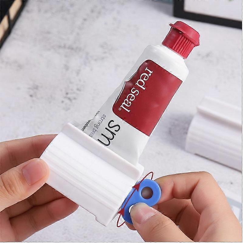 Big Size Automatic Toothpaste Dispenser Toothbrush Holder Wall Mounted Toothpaste Squeezer Rolling Tube Squeezer