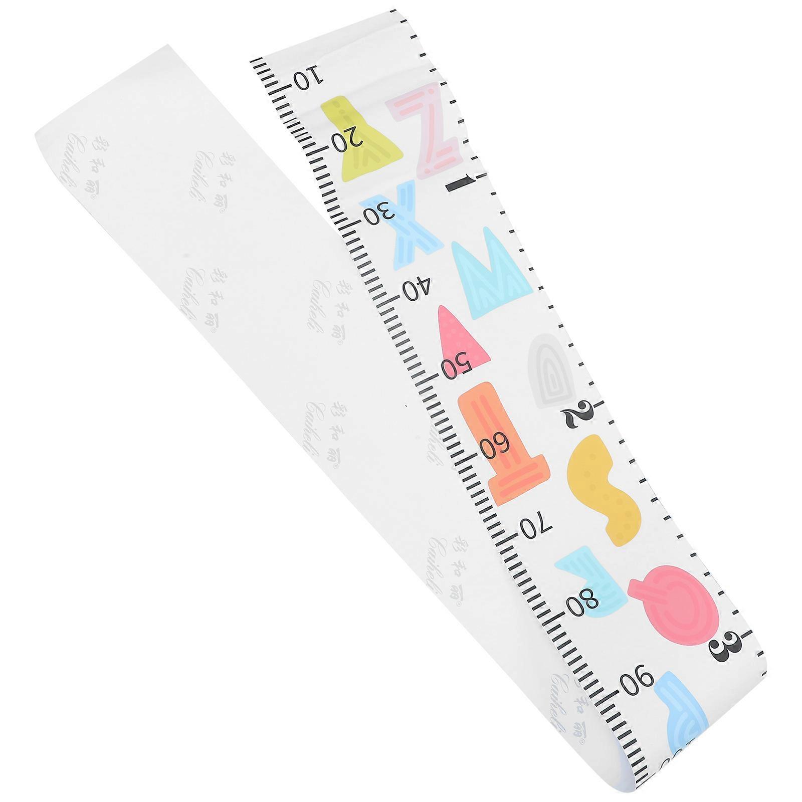 Kids Growth Chart Baby Height Growth Chart with Cartoon Pattern