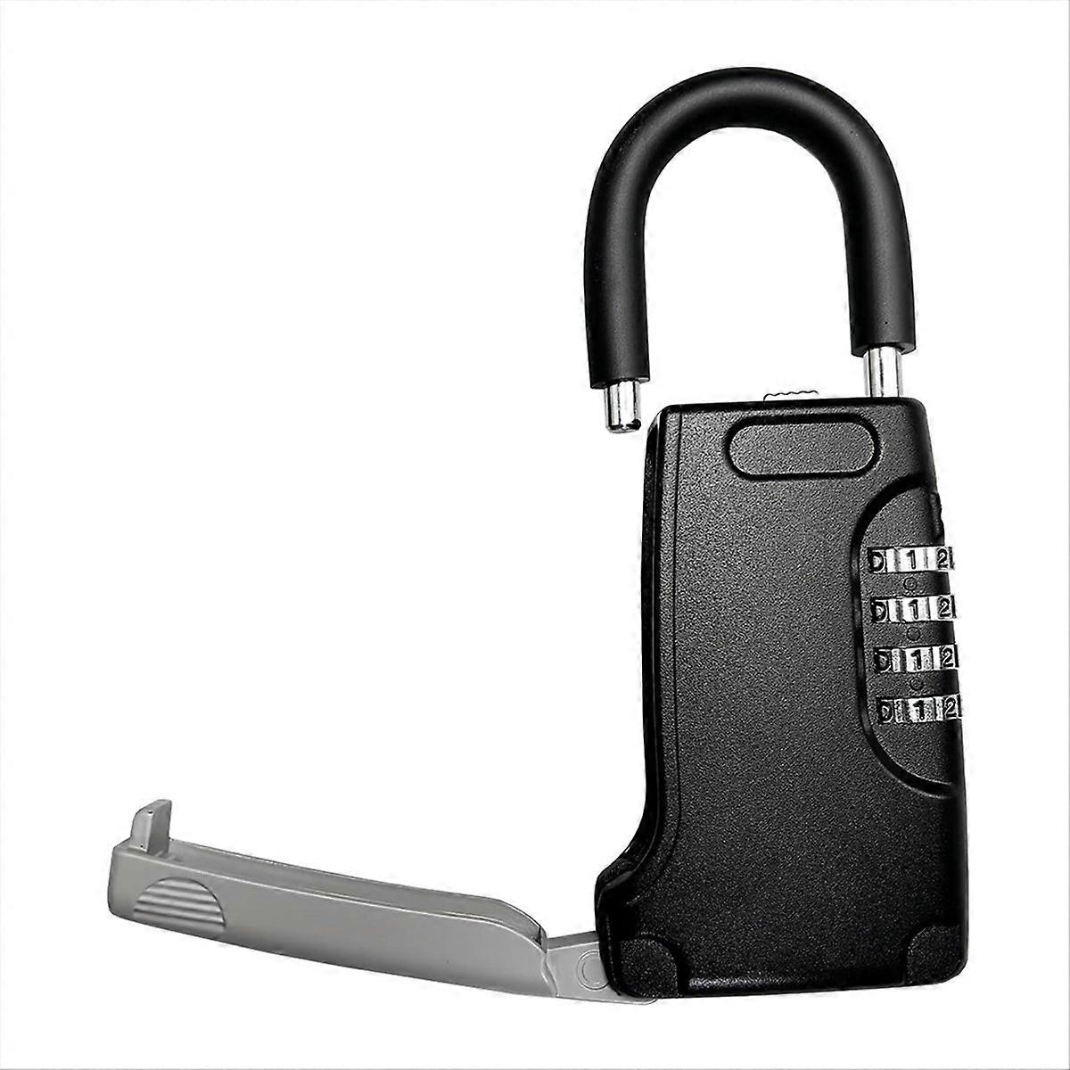 Portable Key Storage, Metal Key Safe Box with Beam