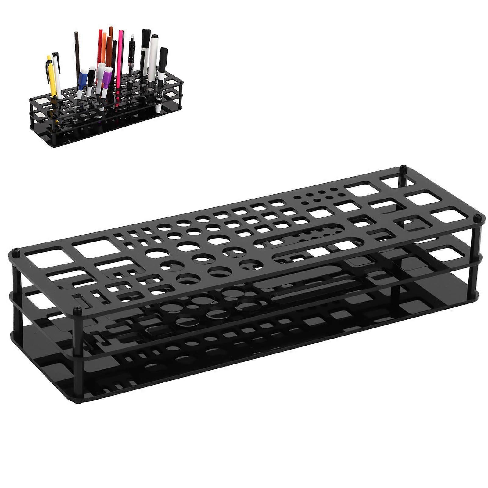 Screwdriver Organizer 3Layer Tool Storage Rack with Mixed Slot Design for Small Hand Tools