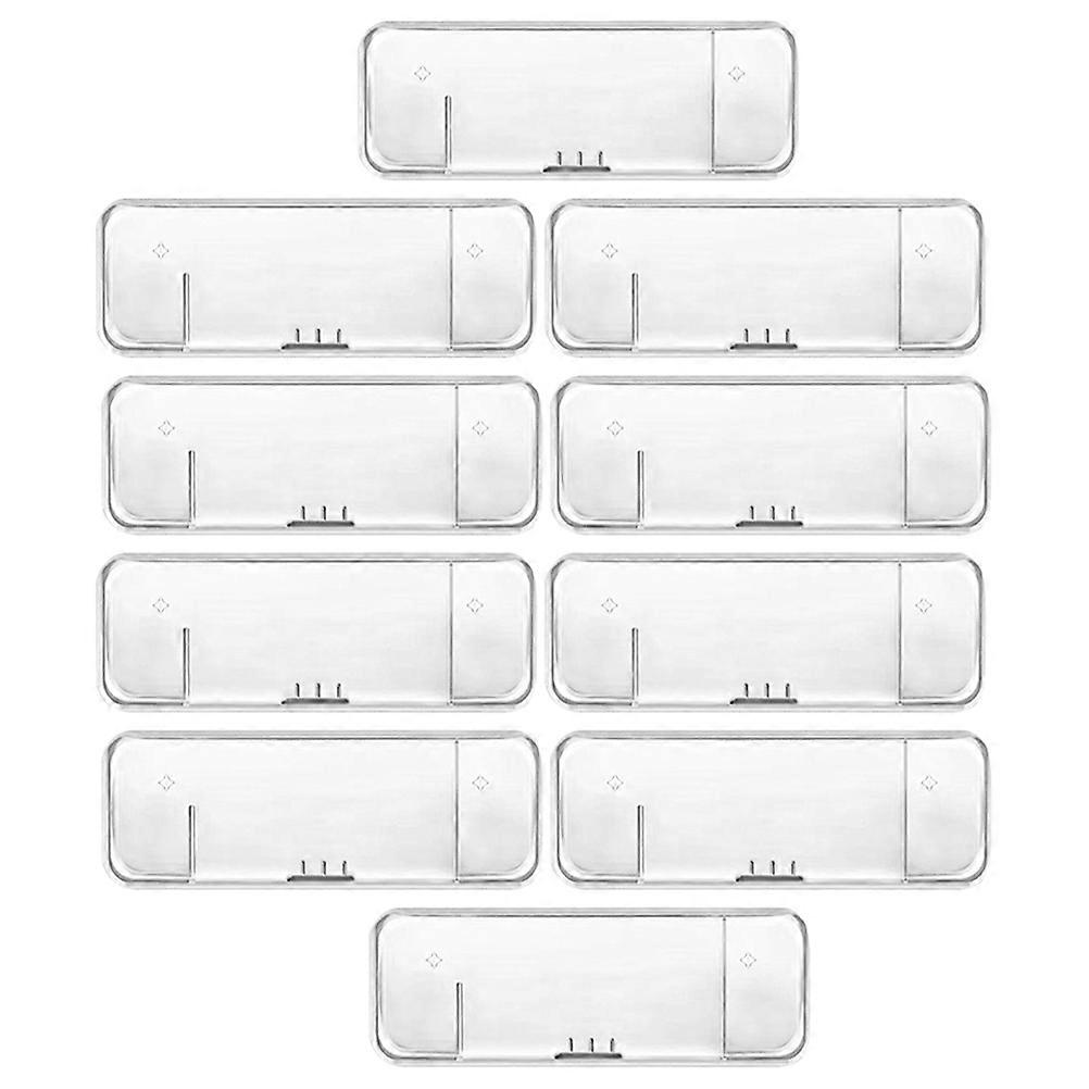 Plastic Razor Case Manual Razor Box for Storage with 10Pcs Transparent