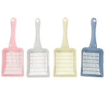 Assorted Color Cat Litter Scoop Cleaning Tool for Pets 4Pcs Plastic Set
