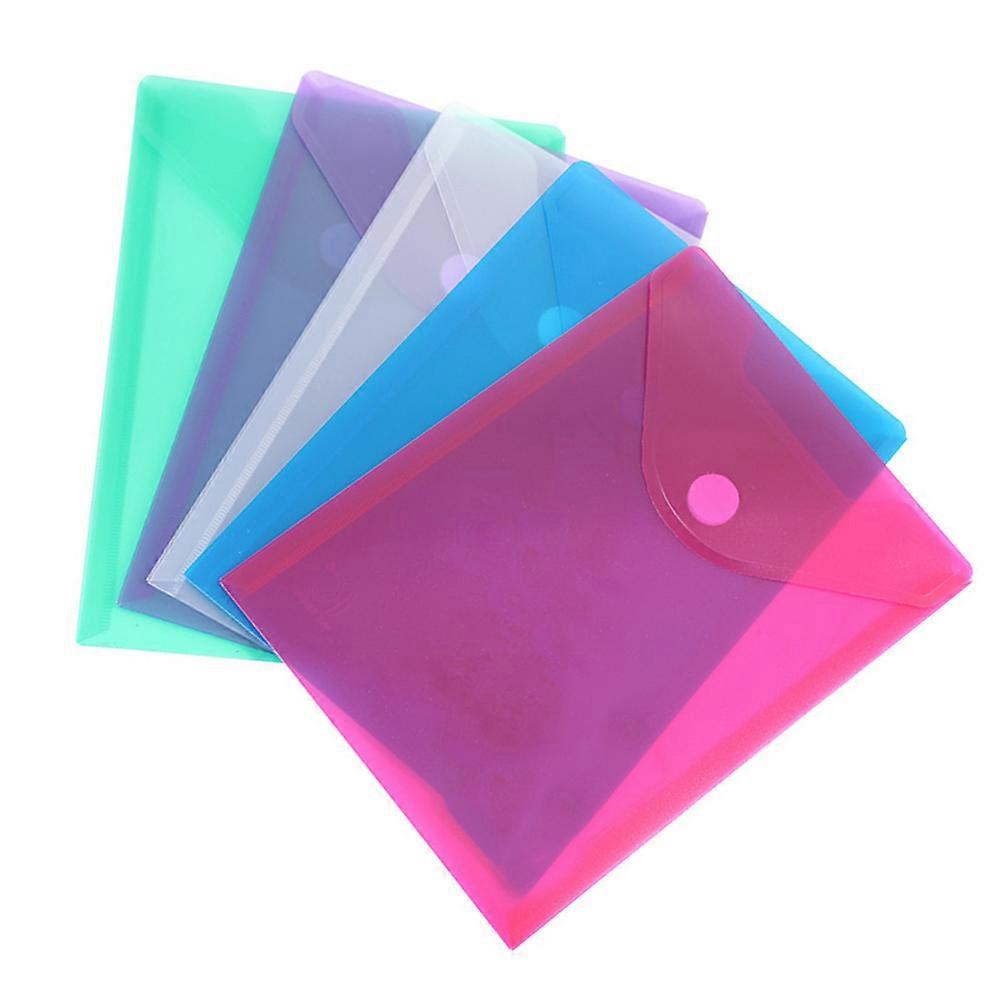 Document Organizer File Folder for Office Use 10Pcs Assorted Color Storage Pouches