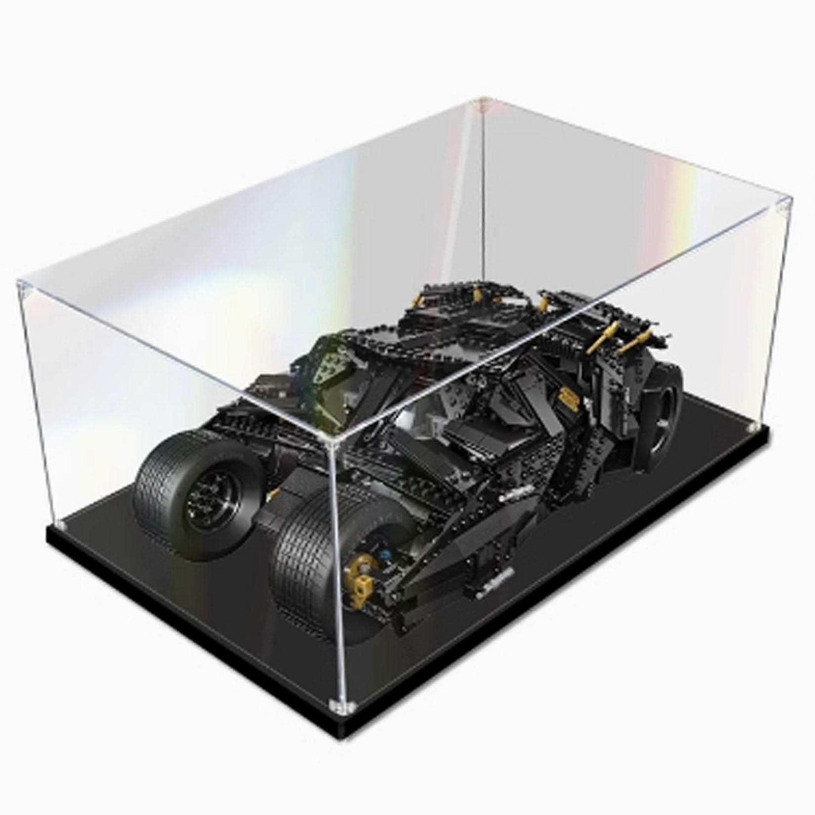 Acrylic Display Case for  76023 Batmobile, Clear Dustproof UV Protected Box with Precise Fit