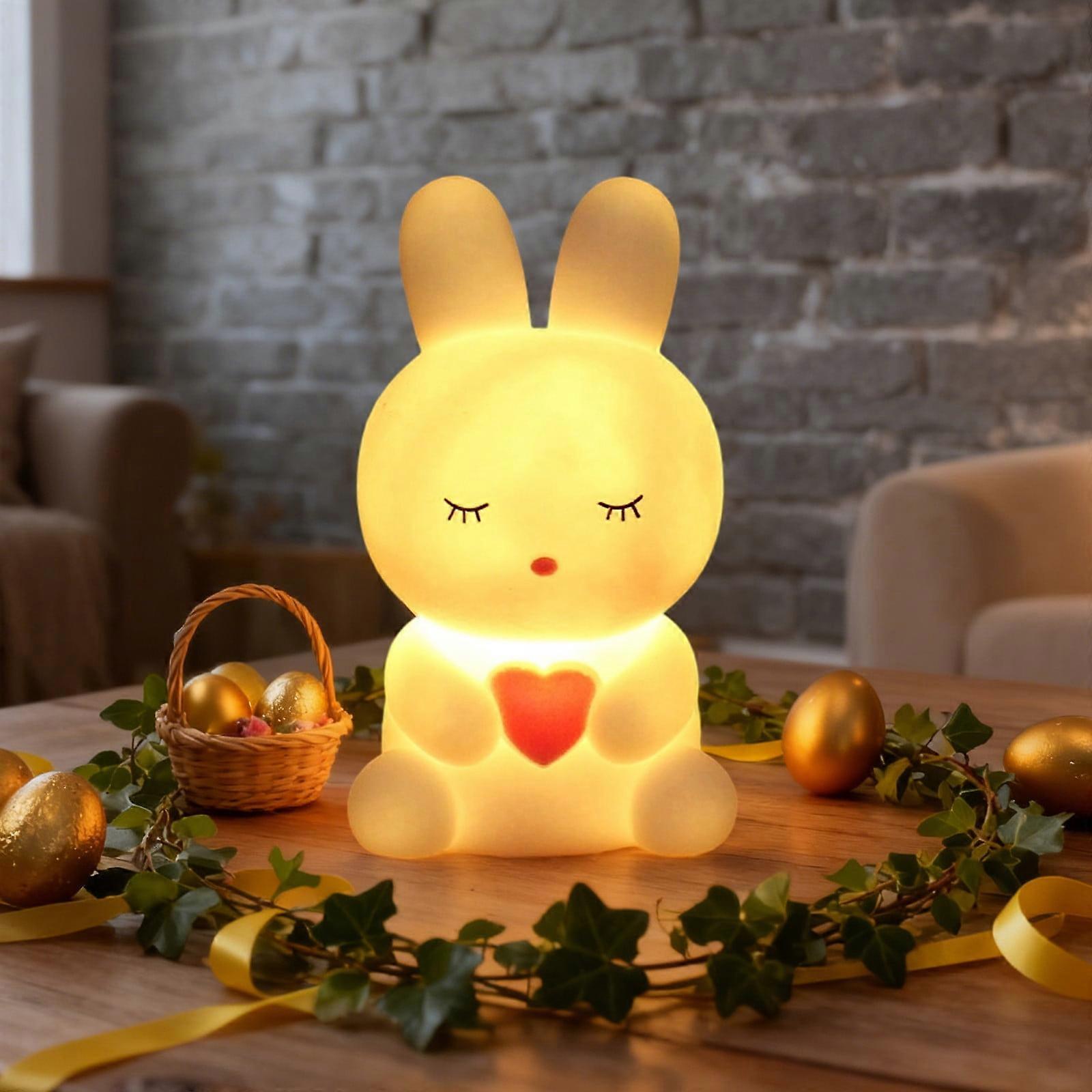 Upgraded Easter Bunny Night Light Decoration T