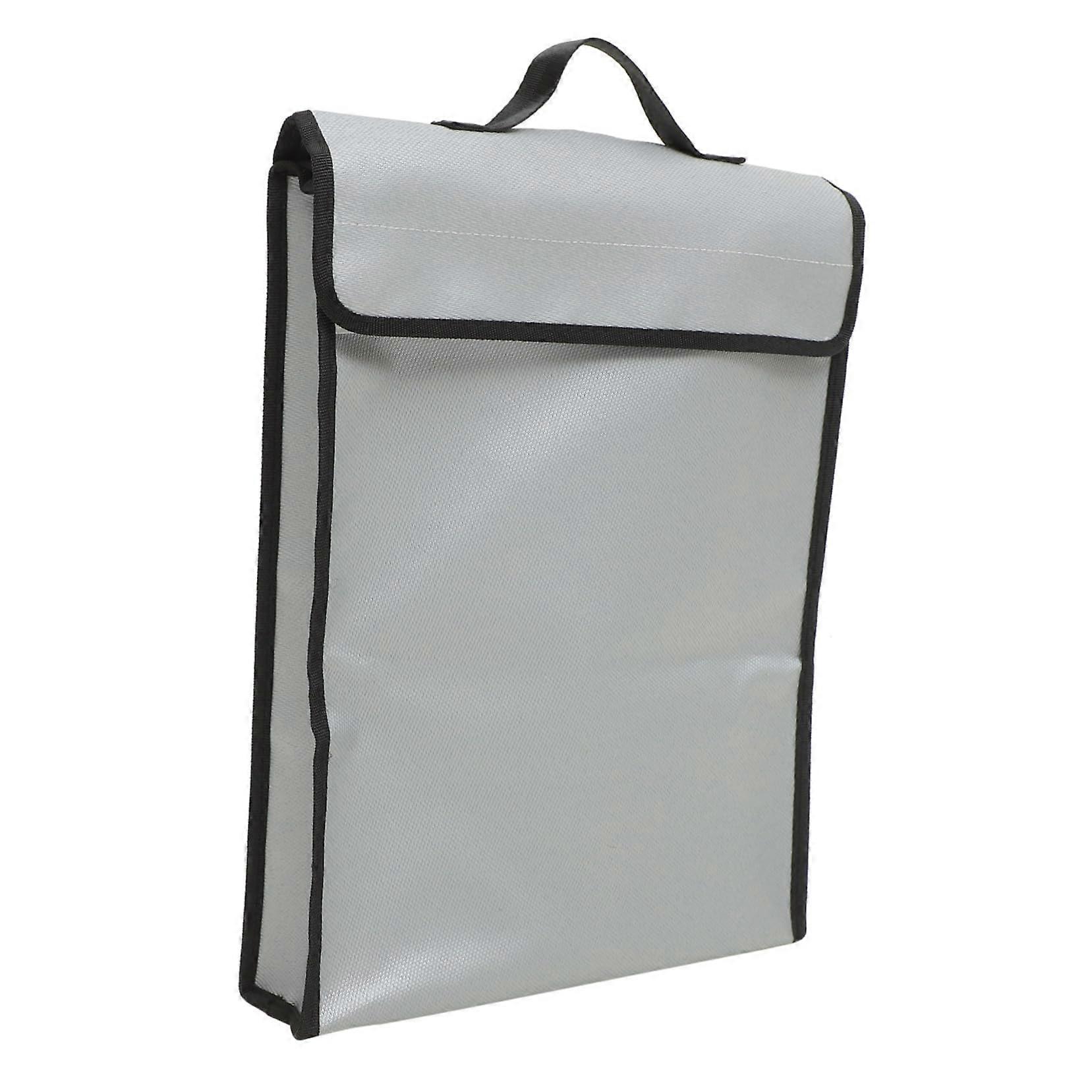 Large Fireproof Document Bag with WaterResistant Double Layer for Home and Office Storage